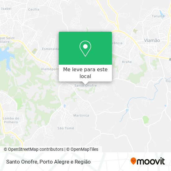 Santo Onofre mapa