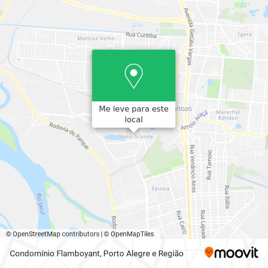 Condomínio Flamboyant mapa