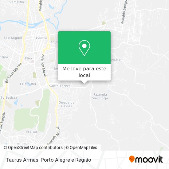 Taurus Armas mapa