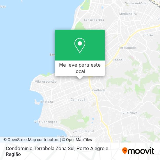 Condomínio Terrabela Zona Sul mapa