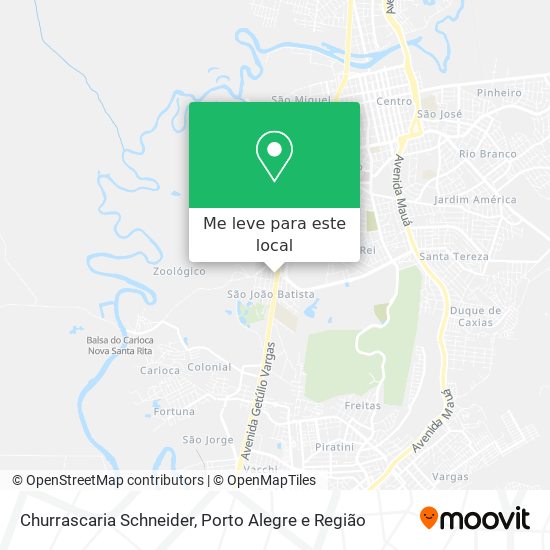 Churrascaria Schneider mapa