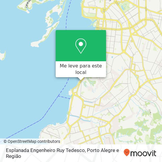 Esplanada Engenheiro Ruy Tedesco mapa