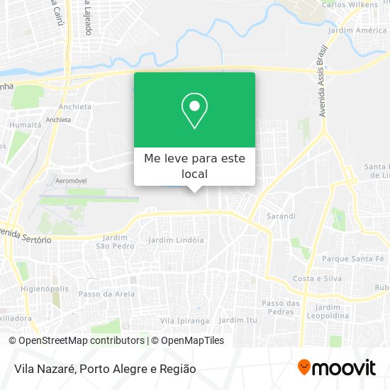 Vila Nazaré mapa