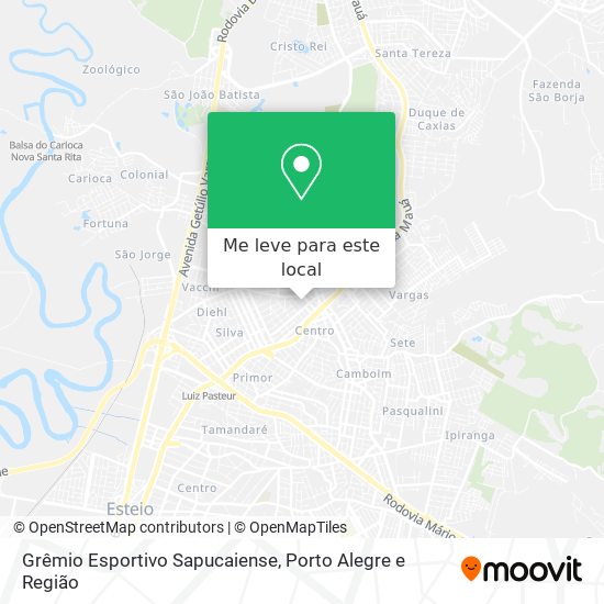 Grêmio Esportivo Sapucaiense mapa