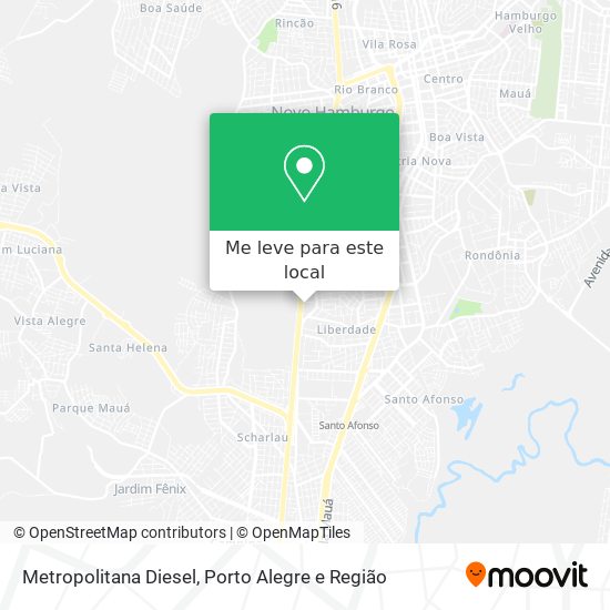 Metropolitana Diesel mapa