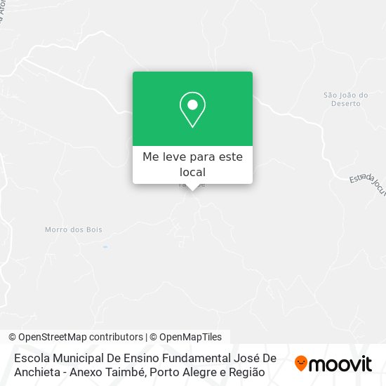 Escola Municipal De Ensino Fundamental José De Anchieta - Anexo Taimbé mapa