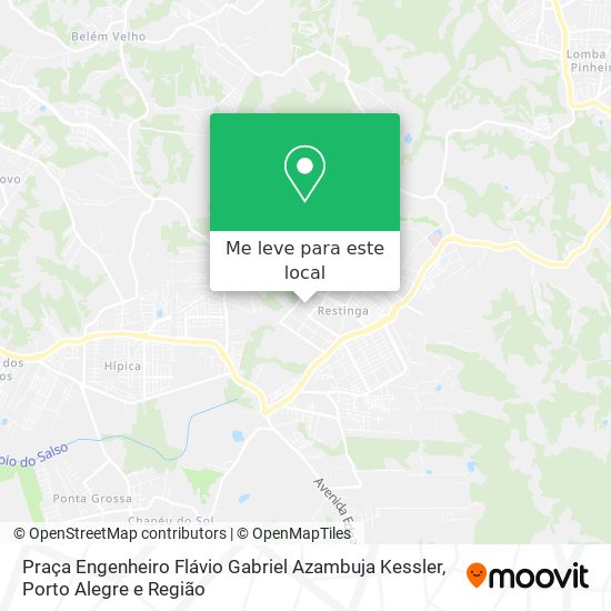 Praça Engenheiro Flávio Gabriel Azambuja Kessler mapa