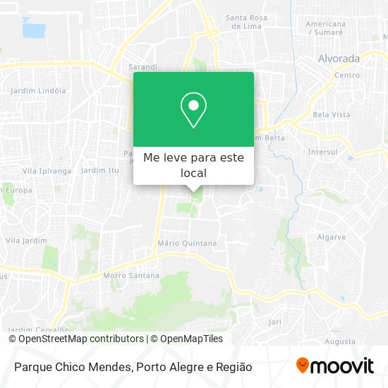 Parque Chico Mendes mapa