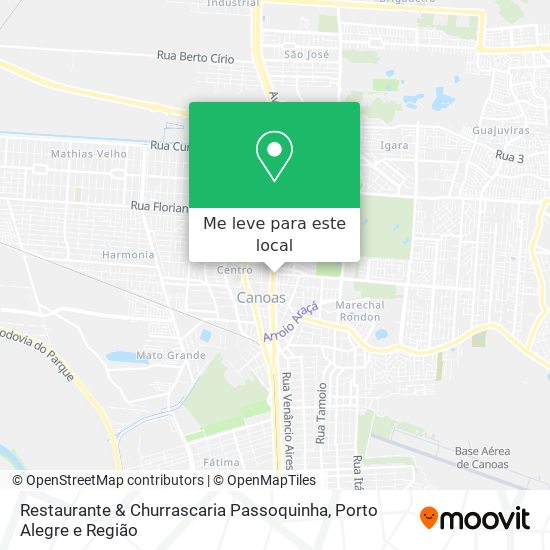 Restaurante & Churrascaria Passoquinha mapa
