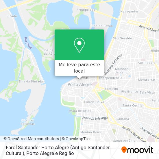 Farol Santander Porto Alegre (Antigo Santander Cultural) mapa