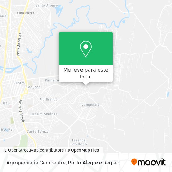 Agropecuária Campestre mapa