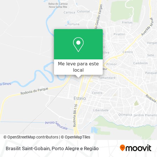 Brasilit Saint-Gobain mapa