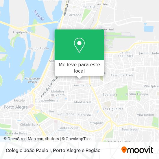 Colégio João Paulo I mapa