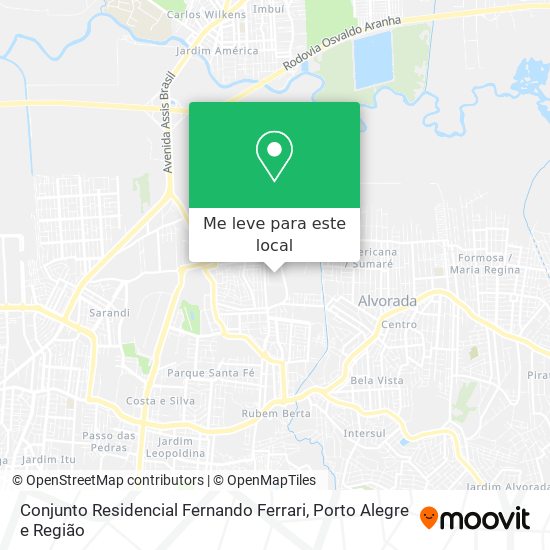 Conjunto Residencial Fernando Ferrari mapa