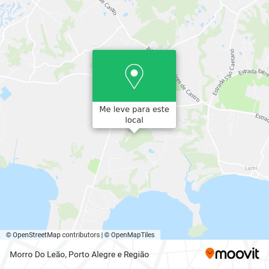 Morro Do Leão mapa