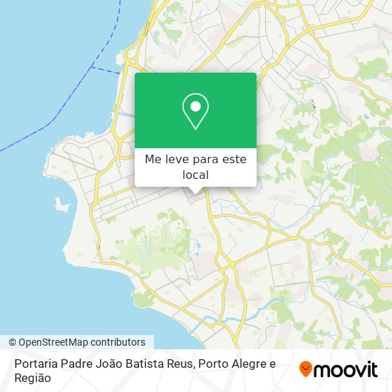 Portaria Padre João Batista Reus mapa