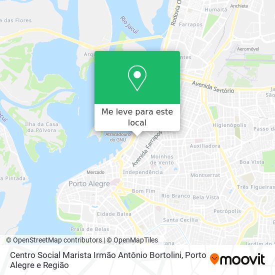 Centro Social Marista Irmão Antônio Bortolini mapa