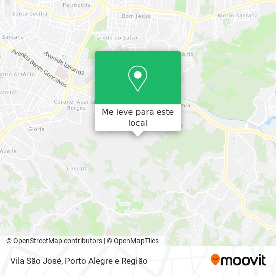 Vila São José mapa
