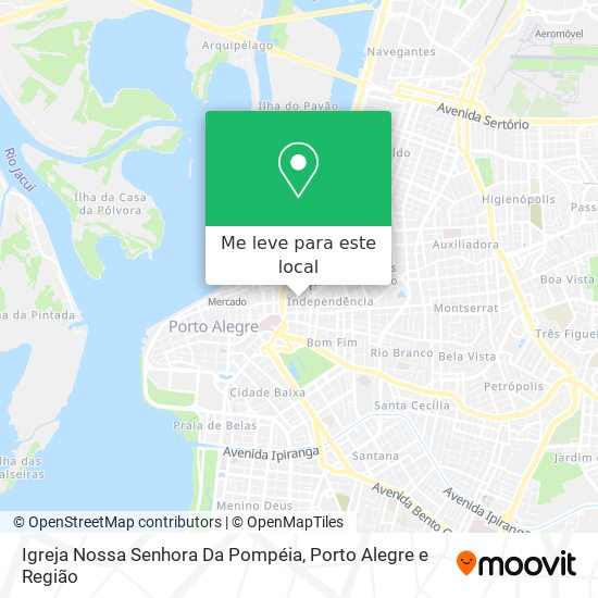 Igreja Nossa Senhora Da Pompéia mapa