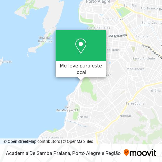 Academia De Samba Praiana mapa