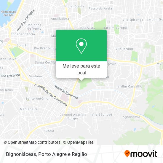 Bignoniáceas mapa