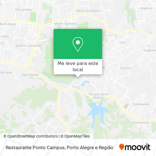 Restaurante Ponto Campus mapa