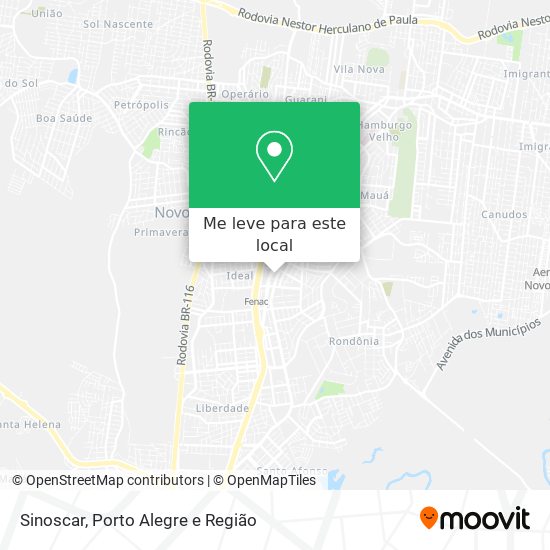 Sinoscar mapa