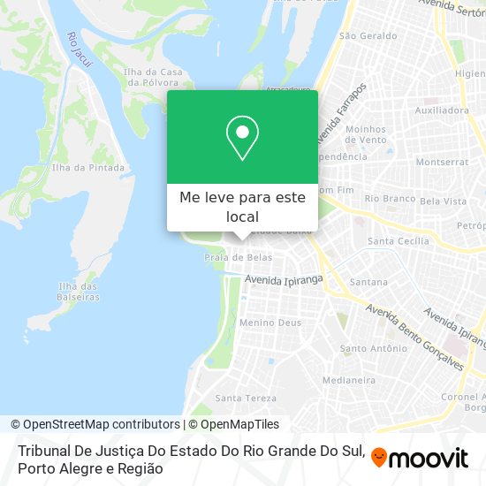Tribunal De Justiça Do Estado Do Rio Grande Do Sul mapa