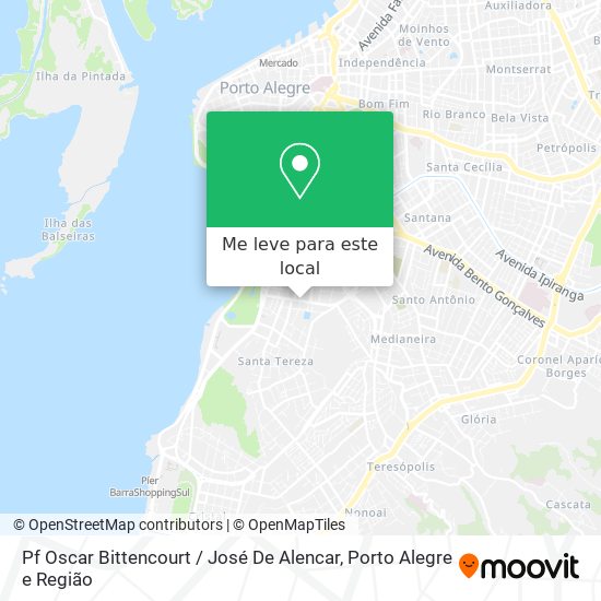 Pf Oscar Bittencourt / José De Alencar mapa