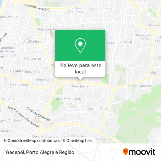 Gecepel mapa