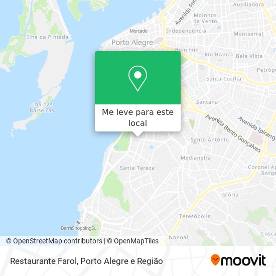 Restaurante Farol mapa