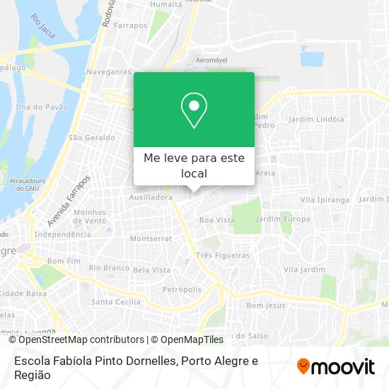 Escola Fabíola Pinto Dornelles mapa