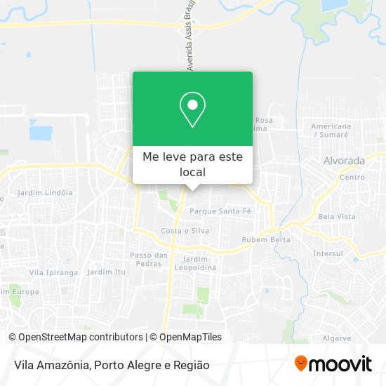 Vila Amazônia mapa