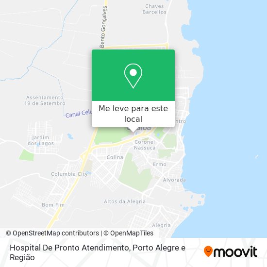 Hospital De Pronto Atendimento mapa