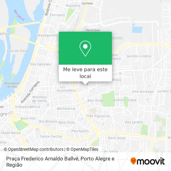 Praça Frederico Arnaldo Ballvé mapa