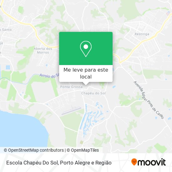 Escola Chapéu Do Sol mapa