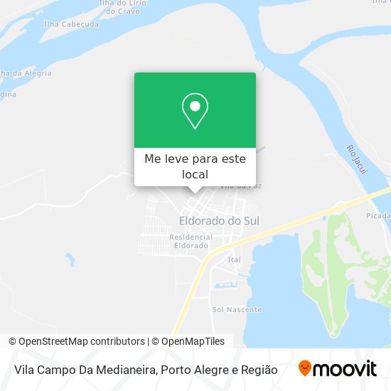 Vila Campo Da Medianeira mapa