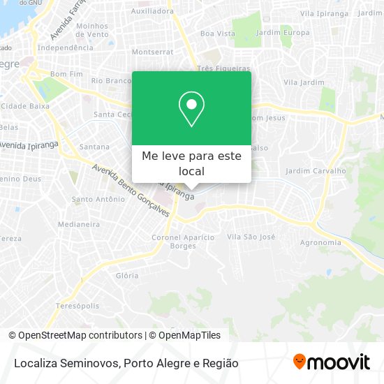 Localiza Seminovos mapa