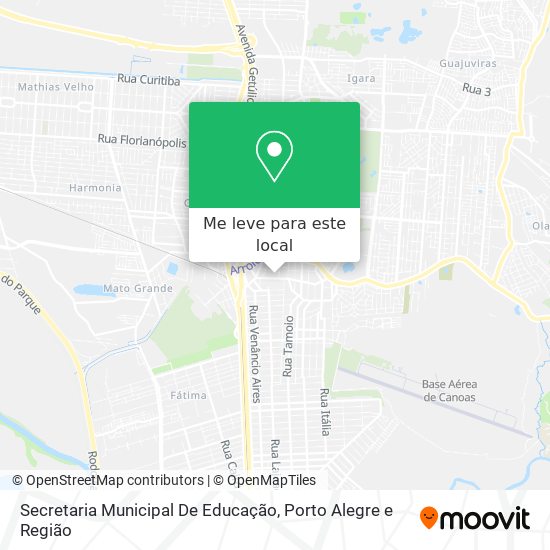 Secretaria Municipal De Educação mapa