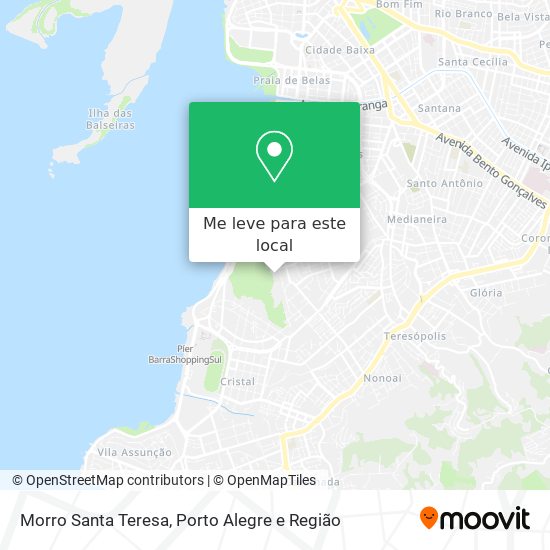 Morro Santa Teresa mapa