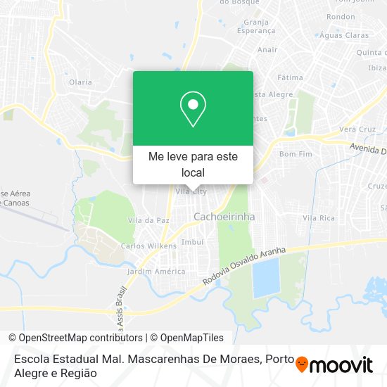 Escola Estadual Mal. Mascarenhas De Moraes mapa