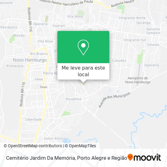 Cemitério Jardim Da Memória mapa