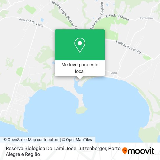 Reserva Biológica Do Lami José Lutzenberger mapa