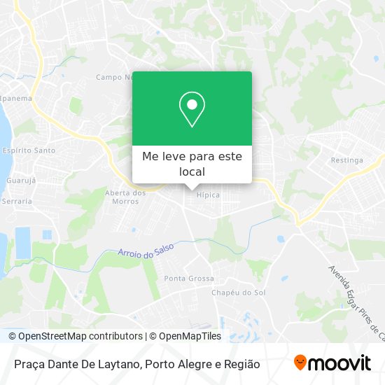 Praça Dante De Laytano mapa
