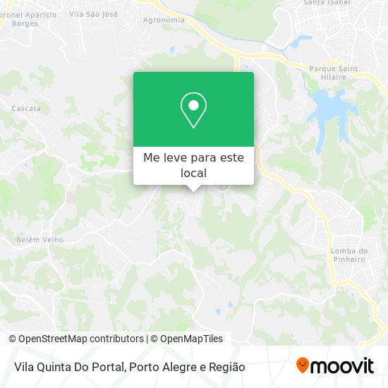 Vila Quinta Do Portal mapa