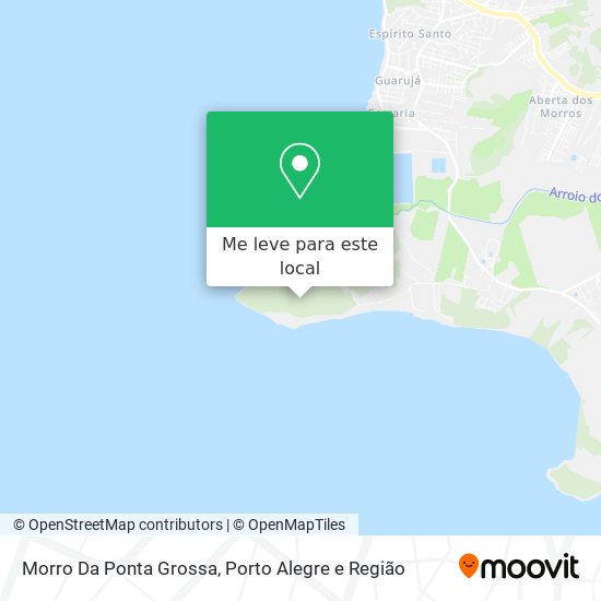 Morro Da Ponta Grossa mapa