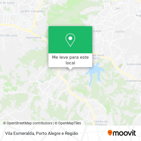 Vila Esmeralda mapa