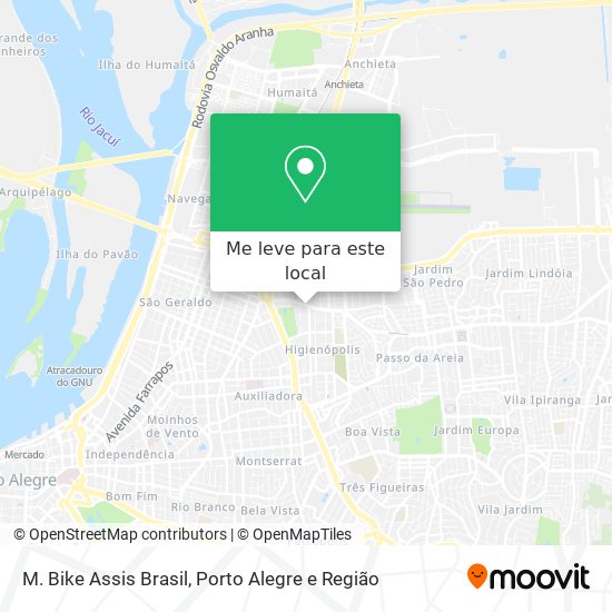 M. Bike Assis Brasil mapa