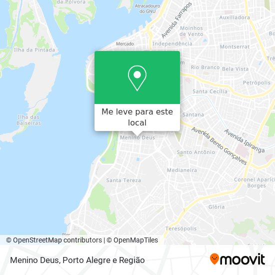 Menino Deus mapa