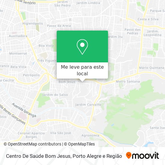 Centro De Saúde Bom Jesus mapa